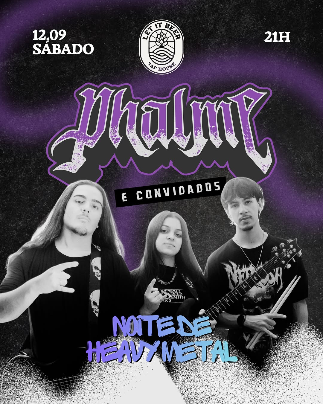 Registro de uma noite de heavy metal no Let It Beer