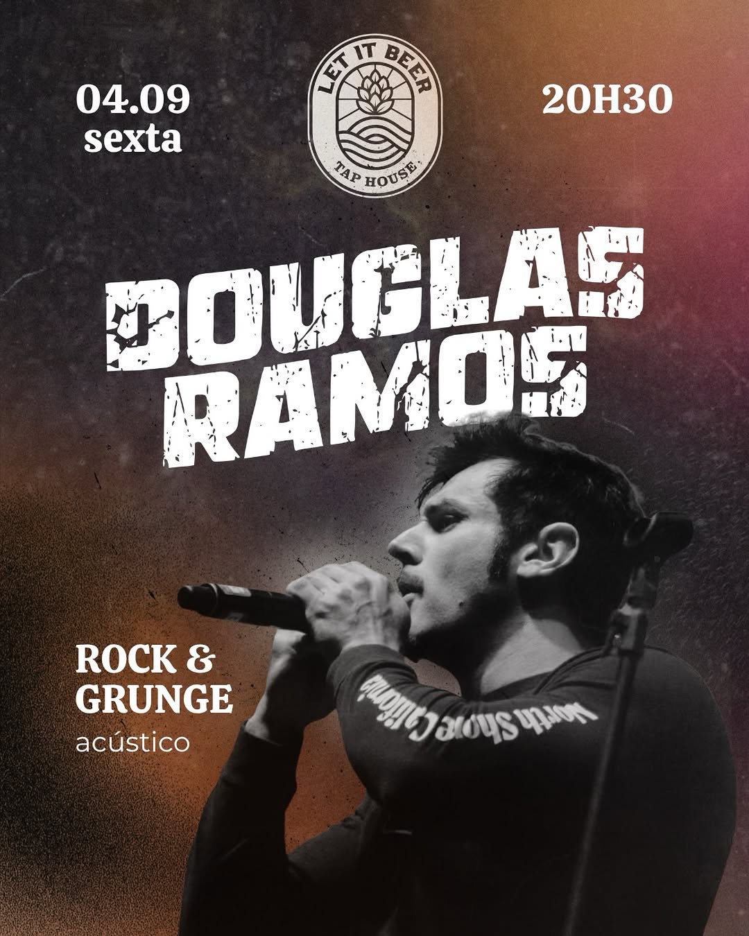 Registro de uma apresentação acústica no Let It Beer